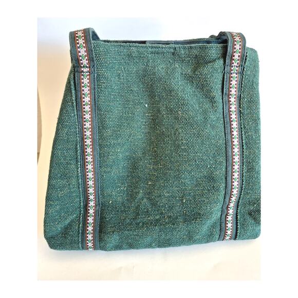 America & Beyond Boho Tote Bag Beaded Embroidered Colorful Zip Pockets Fall - Picture 7 of 10